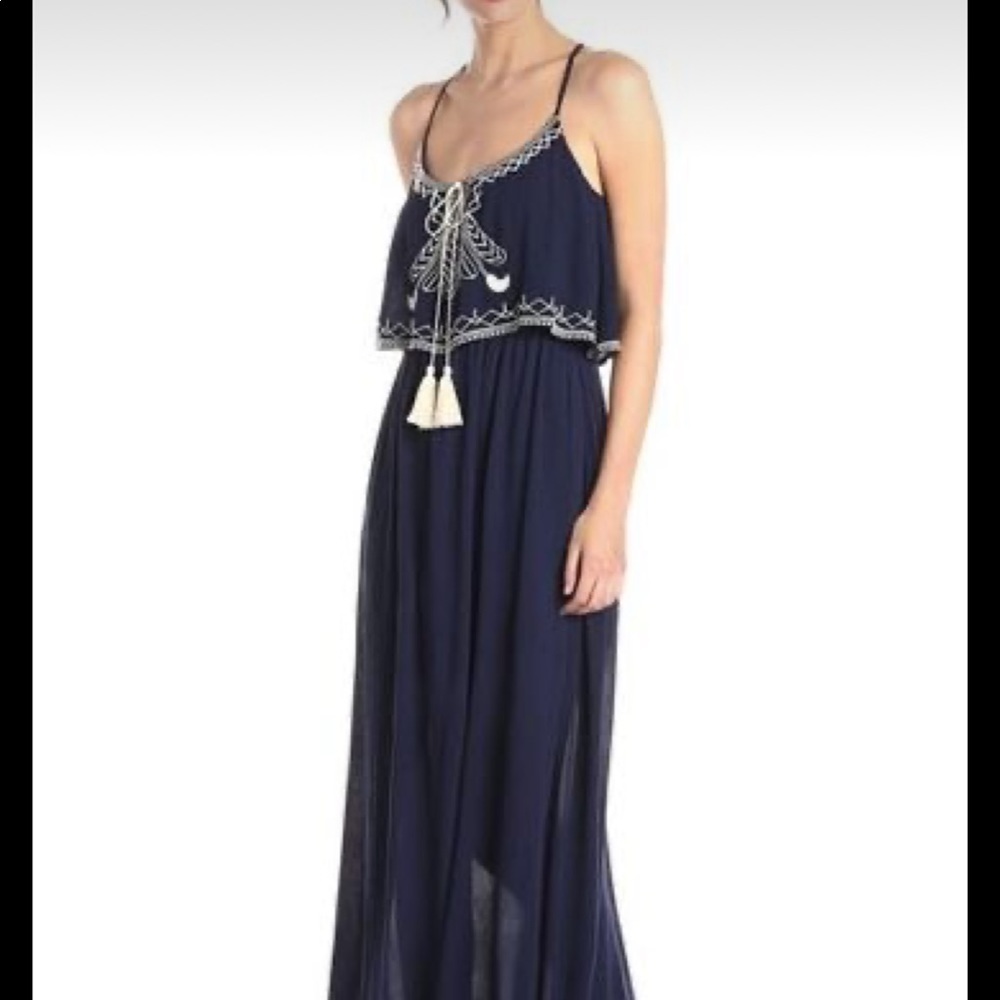 Navy blue maxi dress (Size Small)